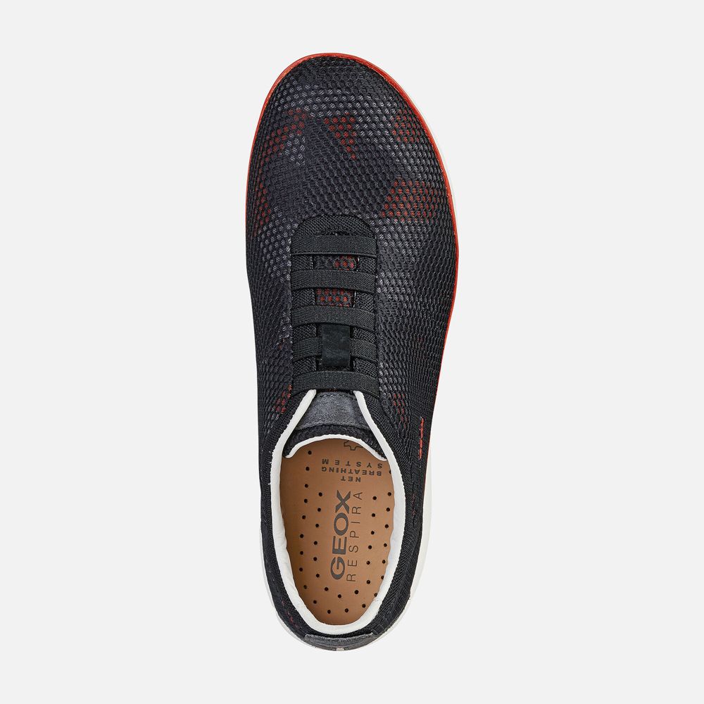 Geox Erkek Spor Ayakkabı Lacivert/Kırmızı - Nebula - XQM-547301